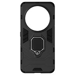 Avizar Coque pour Xiaomi 14 Ultra Anneau Support Bi-matière Antichoc Noir