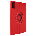 Avizar Étui pour Lenovo Tab M11 Clapet Folio Rotatif 360 Support Stand Rouge