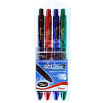 PENTEL Roller encre gel liquide EnerGel-X BL107, étui de 4