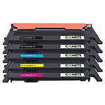 COMETE - Marque Française - 404S - 5 Toners Compatibles avec Samsung CLT-404S CLT404S 404S 404C - Noir/Couleur