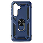 Avizar Coque pour Samsung Galaxy S24 Hybride Bague Support Magnétique Bleu Nuit