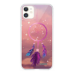 Evetane Coque iPhone 11 360 intégrale transparente Motif Attrape rêve rose Tendance