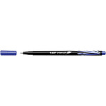 BIC Stylo feutre Fineliner Intensity pointe baguée métal fine 0,4mm bleu x 12