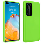 Avizar Coque Huawei P40 Pro Semi-rigide Mat Finition Soft Touch Compatible Qi Vert