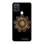 LaCoqueFrançaise Coque Samsung Galaxy A21S 360 intégrale transparente Motif Mandala Or Tendance