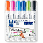 STAEDTLER Marqueur tableau blanc 351 Lumocolor, étui de 6