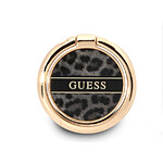 Guess Anneau de Support Universel Motif Léopard Noir