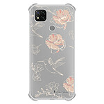 LaCoqueFrançaise Coque Xiaomi Redmi 9C Silicone antichocs Solides coins renforcés  transparente Motif Fleurs Blanches