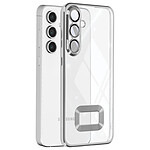 Avizar Coque pour Samsung Galaxy S24 FE Silicone Anti-Humidité Argent