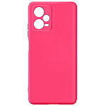 Avizar Coque pour Xiaomi Redmi Note 12 5G Silicone Semi-rigide Finition Douce au Toucher Fine  Fuchsia