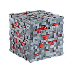 Minecraft - Réplique Illuminating Redstone Ore Cube 10 cm