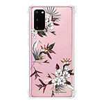 LaCoqueFrançaise Coque Samsung Galaxy S20 anti-choc souple angles renforcés transparente Motif Fleurs Sauvages