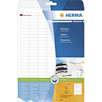 HERMA Etiquettes PREMIUM, 25 Feuilles A4 99,33,8 mm, blanc