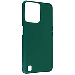 Avizar Coque pour Realme C31 Silicone Flexible Finition Mate Anti-traces  vert foncé