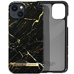 iDeal of Sweden Coque pour iPhone 13 Marbré Luxe Ultra fine Port Laurent Marble Noir / Or