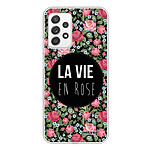 Evetane Coque Samsung Galaxy A72 360 intégrale transparente Motif La Vie en Rose Tendance