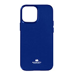 Mercury Coque pour iPhone 13 Pro Max Silicone Gel Flexible Effet Brillant  Bleu Nuit