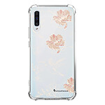 LaCoqueFrançaise Coque Samsung Galaxy A50 Silicone antichocs Solides coins renforcés  transparente Motif Fleurs Blanches