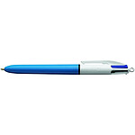 BIC Stylo bille 4 COLOURS pointe moyenne 4 Couleurs classiques x 12