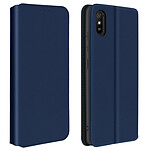 Avizar Housse Xiaomi Redmi 9A Étui Folio Portefeuille Fonction Support bleu nuit