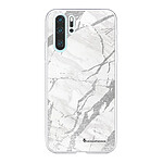 LaCoqueFrançaise Coque Huawei P30 Pro/ P30 Pro New Edition silicone transparente Motif Marbre gris ultra resistant