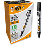 BIC Marqueur Permanent MARKING 2000 pointe Ogive Large Noir x 12