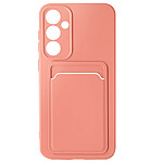 Avizar Coque pour Samsung S23 FE Porte-carte Souple Anti-traces Rose Champagne