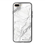 LaCoqueFrançaise Coque iPhone 7 Plus/ 8 Plus Coque Soft Touch Glossy Marbre gris Design