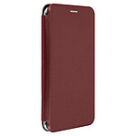 Avizar Housse Smartphone 4.8'' à 5.3'' Clapet Porte-carte Fonction Coulissante  Bordeaux