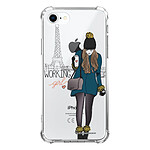 LaCoqueFrançaise Coque iPhone 7/8/ iPhone SE 2020 anti-choc souple angles renforcés transparente Motif Working girl