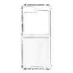 Avizar Coque pour Samsung Galaxy Z Flip 5 Rigide Coins Renforcés Antichoc  Transparent