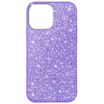 Avizar Coque iPhone 13 Pro Paillette Amovible Silicone Semi-rigide violet