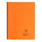 CLAIREFONTAINE Cahier protège-cahier Koverbook Piqué Polypro A4 160 P Seyes Coloris Aléatoire