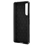 Avizar Coque pour Sony Xperia 5 IV Renforcée Souple Carbone Effet Brossé  Noir