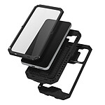 Avizar Coque Intégrale pour Samsung S23 Antichoc et Étanche Béquille Cache Caméra  Noir