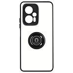 Avizar Coque pour Xiaomi Poco X4 GT Bi-matière Bague Métallique Support Vidéo  noir