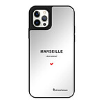 LaCoqueFrançaise Coque iPhone 12/12 Pro miroir Marseille mon amour Design