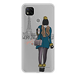 LaCoqueFrançaise Coque Xiaomi Redmi 9C 360 intégrale transparente Motif Working girl Tendance