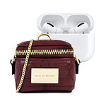 IDEAL OF SWEDEN Mini Sac pour AirPods Toute Génération Modèle Poppy avec Chaîne et Mousqueton Rouge