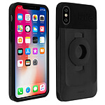 TIGRA Coque pour iPhone XS Max Semi-rigide Magnétique et Mécanique Fitclic Neo  Noir