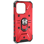 Avizar Coque Bague pour iPhone 15 Plus Bumper Antichoc  Rouge