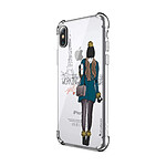 LaCoqueFrançaise Coque iPhone X/Xs anti-choc souple angles renforcés transparente Motif Working girl