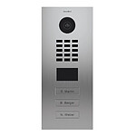 Doorbird - Portier vidéo IP 3 boutons encastré - D2103V-V2-EP Inox