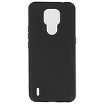 Avizar Coque Motorola Moto E7 Souple Flexible Antichoc Finition Mat Noir