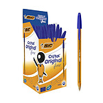 BIC Stylo bille CRISTAL FINE Pointe Fine Bleu x 50