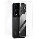 Mayaxess Pack Protection pour Honor 90 Smart Coque Souple et Verre Trempé 9H Transparent