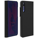 Avizar Housse Huawei P20 Pro Etui Miroir Clapet Coque Rigide Fonction Support Noir