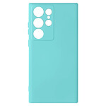 Avizar Coque pour Samsung Galaxy S23 Ultra Silicone Semi-rigide Finition Douce au Toucher Fine  Turquoise