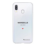 LaCoqueFrançaise Coque Samsung Galaxy A20e 360 intégrale transparente Motif Marseille mon amour Tendance