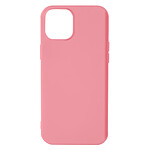 Avizar Coque iPhone 13 Mini Silicone Semi-rigide Finition Soft-touch rose